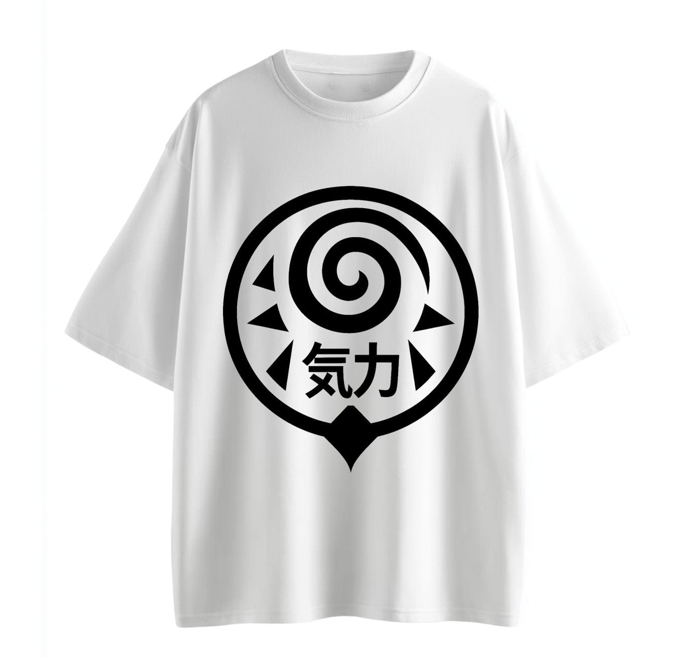 White / XS kanji Anime (Naruto)Oversize T-Shirt