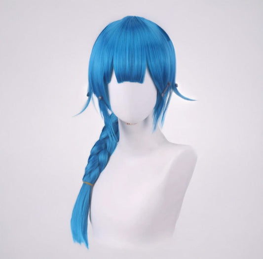 Wig / 6inches Victorious Jinx/powder Cosplay Wig Arcane Season 1 / Young Jinx
