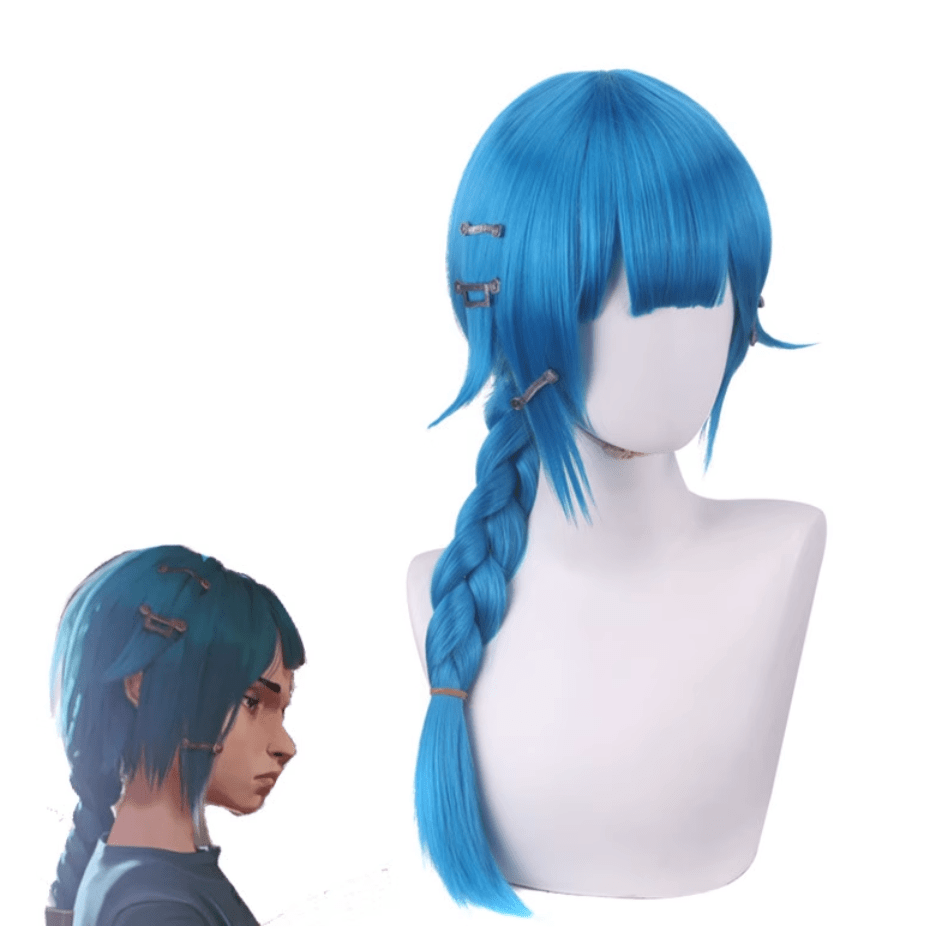 Wig / 6inches Victorious Jinx/powder Cosplay Wig Arcane Season 1 / Young Jinx