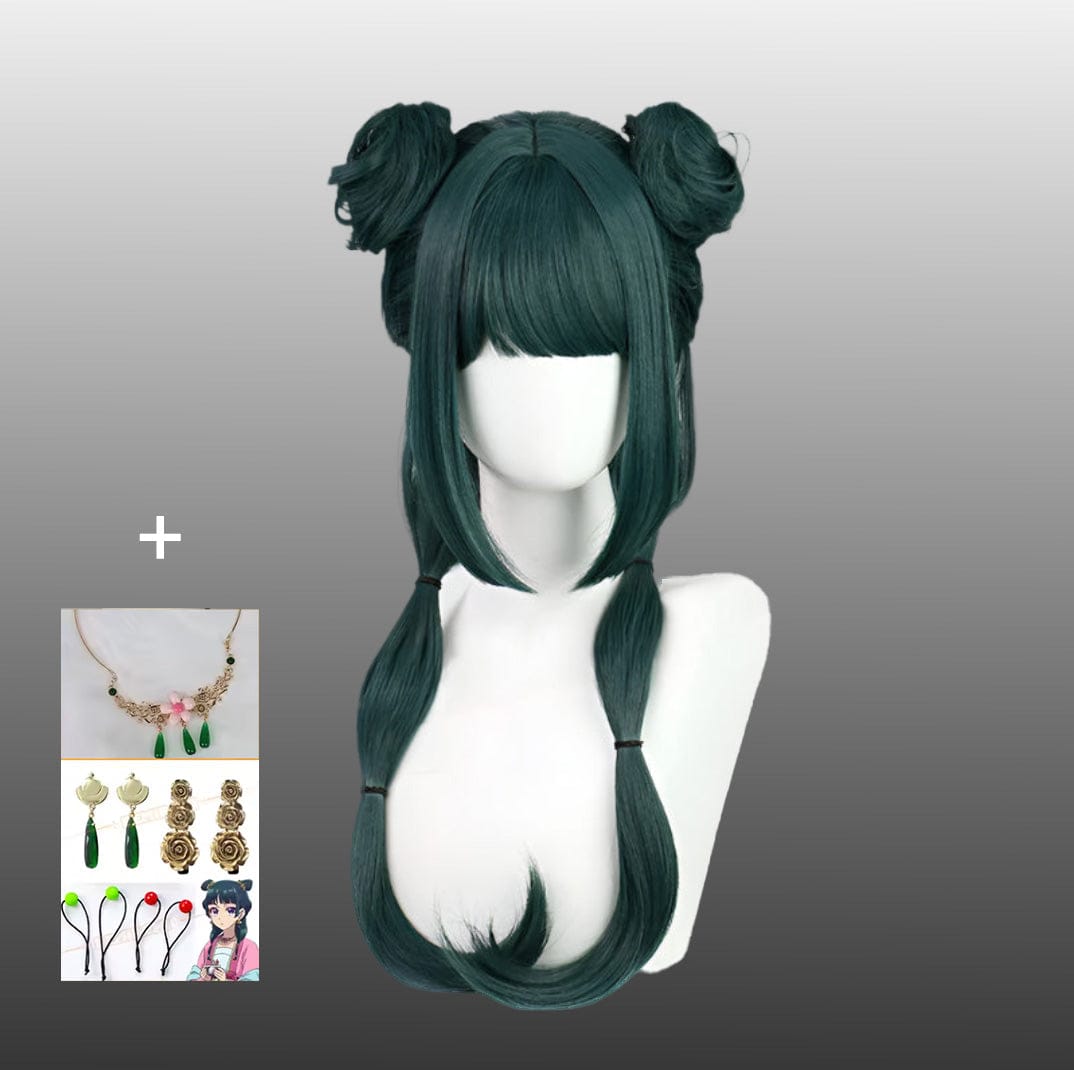 Wig A With props Maomao Cosplay Wig / Synthetic Anime Wig/ The Apothecary Diaries