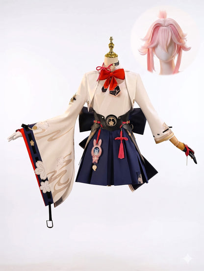 wig and costume / XS Evanescia Honkai Star Rail Cosplay Costume