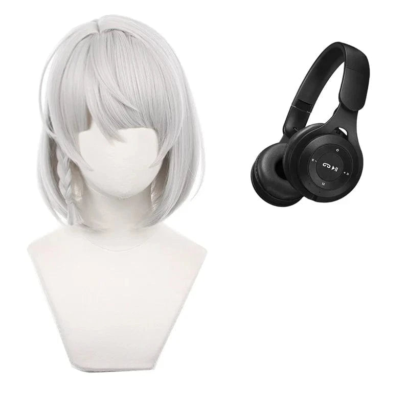 Wig and Headset / S Anby Demara Cosplay Zenless Zone Zero