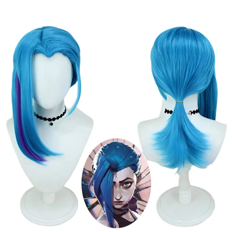 Wig B only / S(S-L) Victorious Jinx Hooded Cape Cosplay