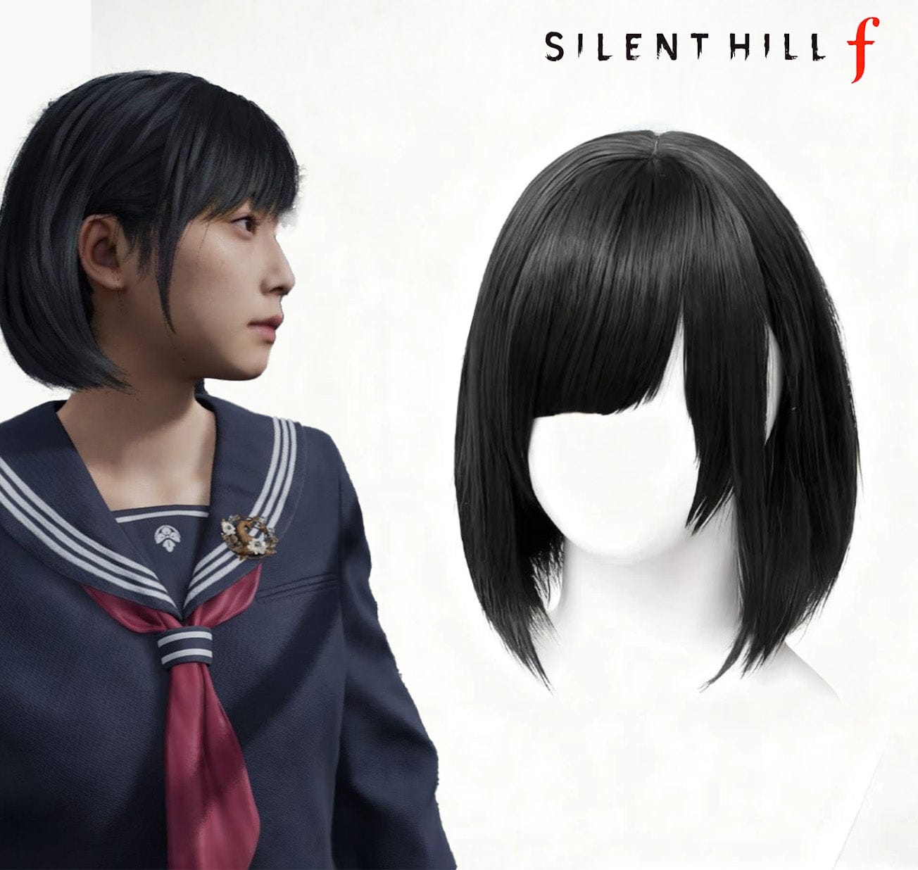 Wig / One Size Silent Hill F / Hinako Props Cosplay