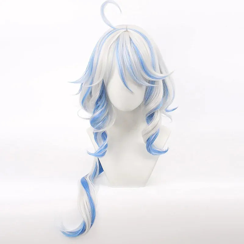 Wig Only / XS Furina Cosplay & Wig/ Impact Fontaine Focalors with Hat Cosplay