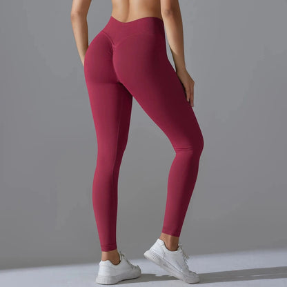 Wine Red / L Victorious Lunar Veil Sport Leggings