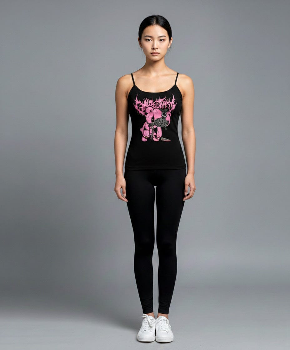 Women Cyber Sigil Bear Tank Top