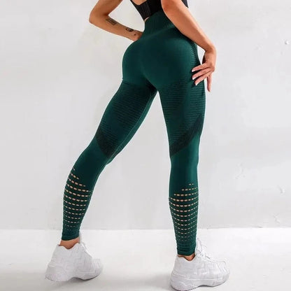 Women Fitness Leggings / Seamless High-Waist / Breathable Leggings for Gym (Comet)