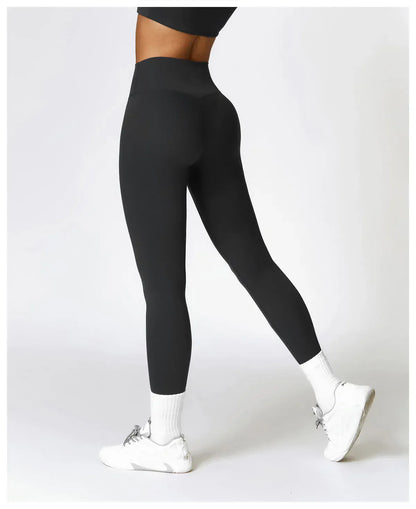 Women Seamless Gym Leggings/ High Intensity Training Leggings/ Flattering (MoonFit)