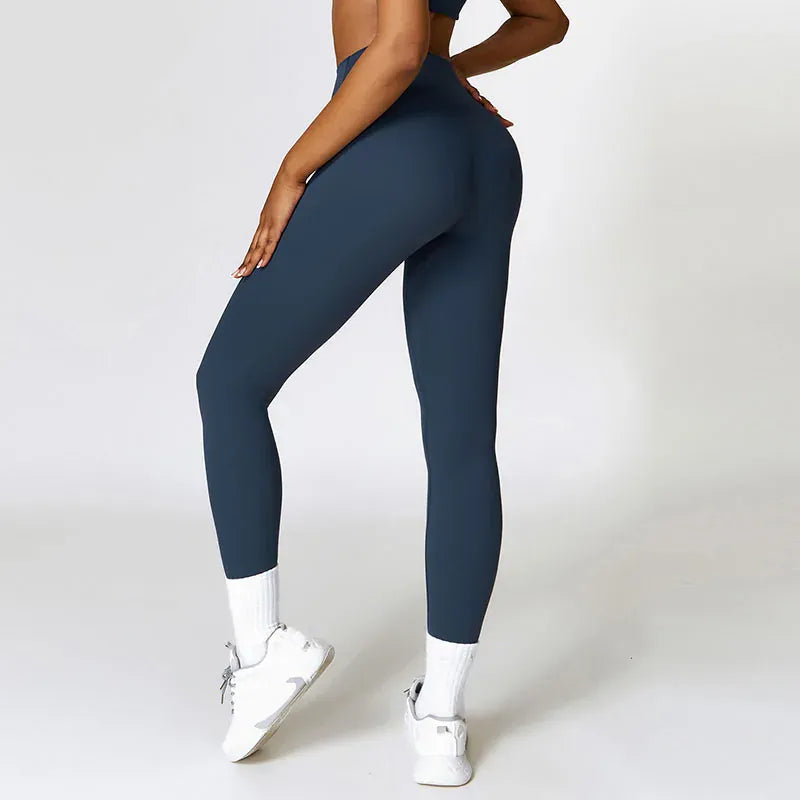 Women Seamless Gym Leggings/ High Intensity Training Leggings/ Flattering (MoonFit)