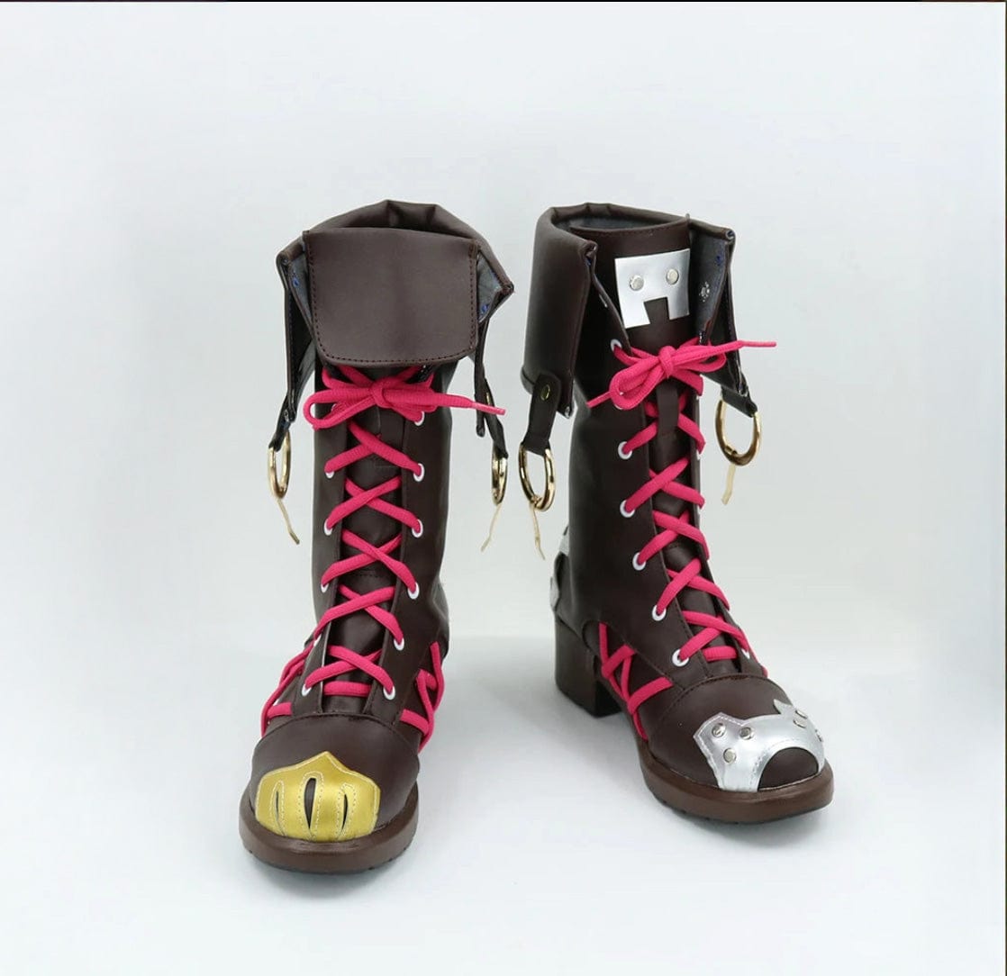 Women Size / 47 Jinx Cosplay Boots from Arcane – Custom Shoes for Cosplay by Victorious