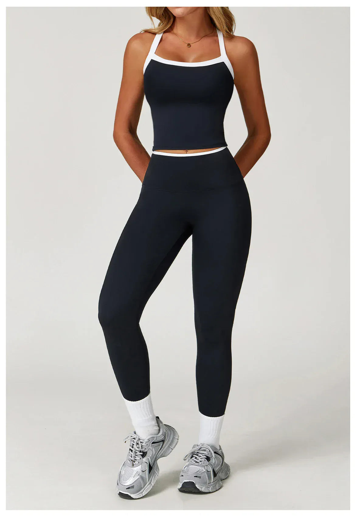 Women Tracksuit 2PCS Yoga Set / Nude Feeling Workout Sets (Victorious Sailor Strength Bra)