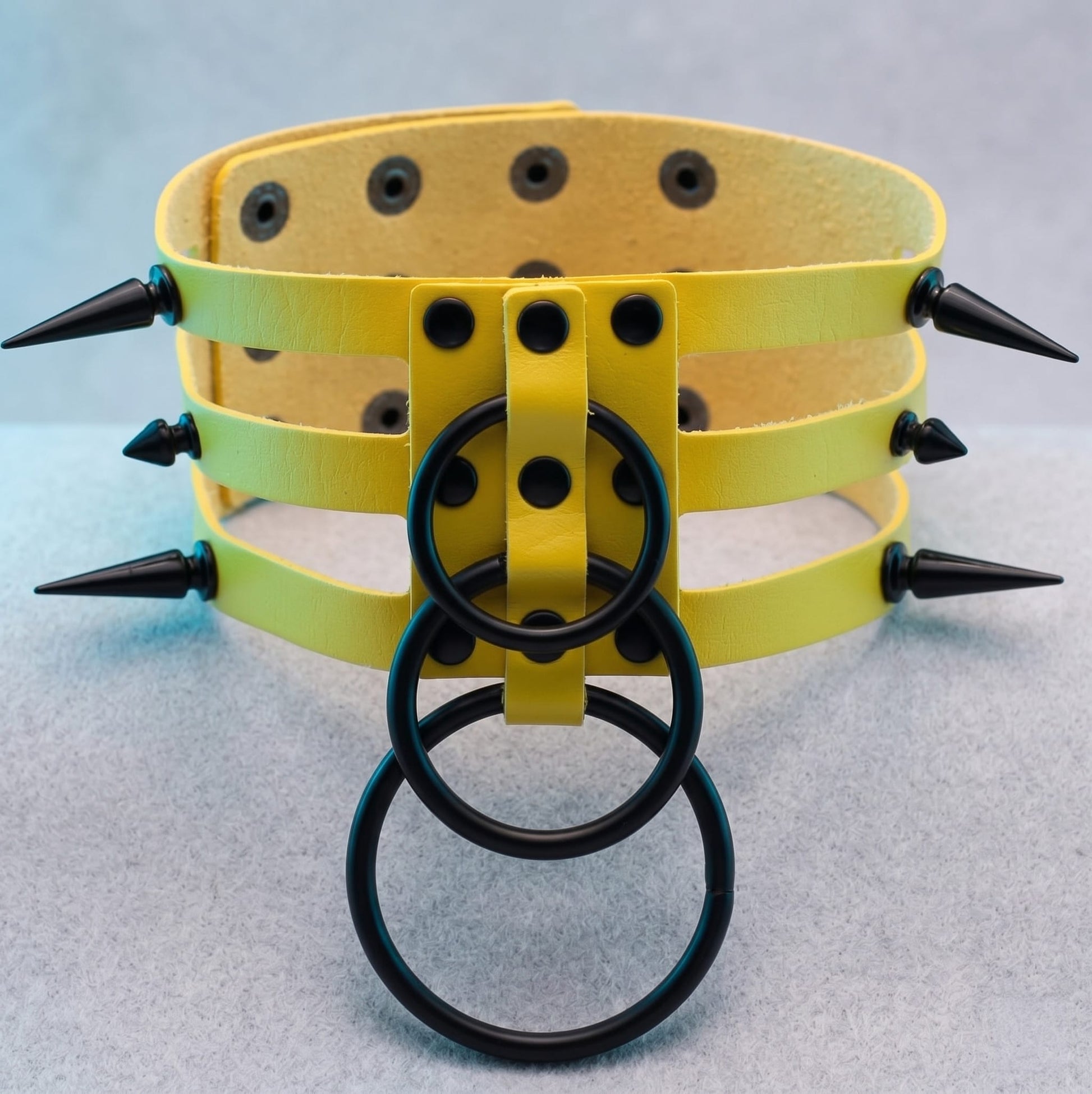 yellow Harajuku Punk Rock Full Neck Chocker