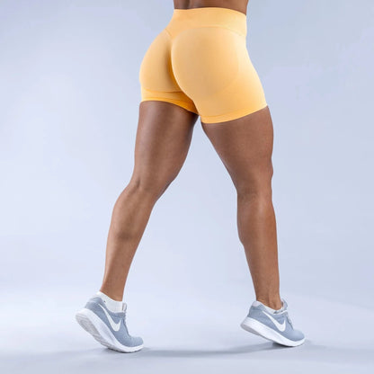 Yellow / XS Island XXIIV Low-Rise Women’s High-Impact Sports Shorts by Victorious