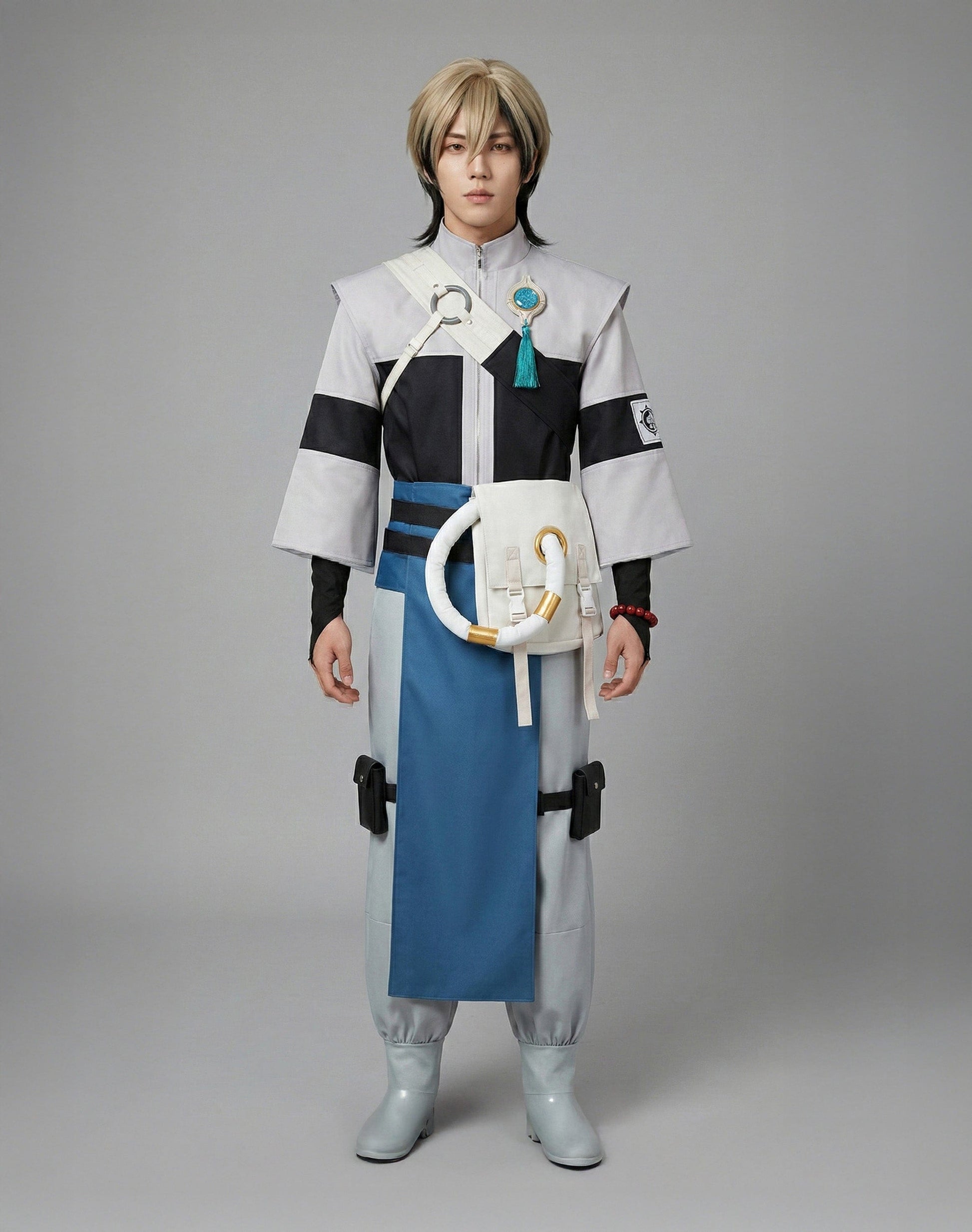 Zanka (Wig and Mask Sold Separately) / S Gachiakuta Zanka Cosplay (Costume only)