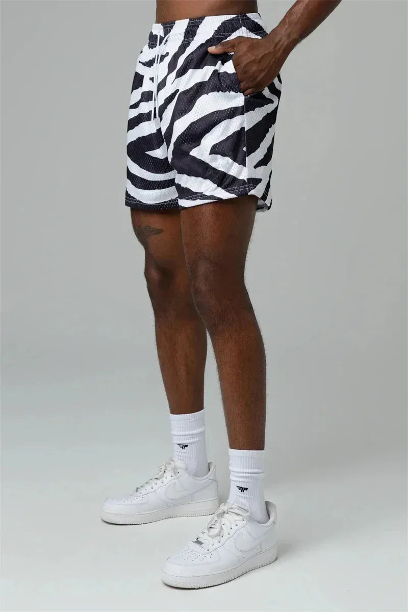 Zebra / XXXL Victorious Venom Mesh Breathable Shorts