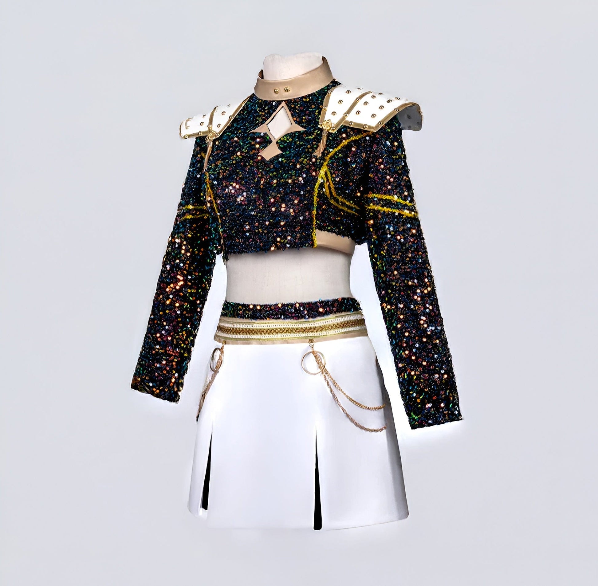 Zoey Costume / 110 KPop Demon Hunters Golden Outfits/ Mira, Rumi, Zoey Cosplay