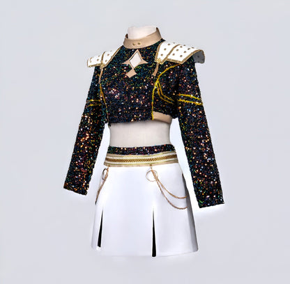 Zoey Costume / 110 KPop Demon Hunters Golden Outfits/ Mira, Rumi, Zoey Cosplay